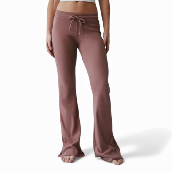 Urban Outfitters Pants - UO Out From Under Easy Does It Low-Rise Flare Pant Inseam 34
